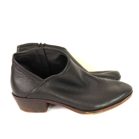 VGC Lucky Brand Brekke Leather Ankle Booties distressed look size 8.5 - Picture 1 of 7